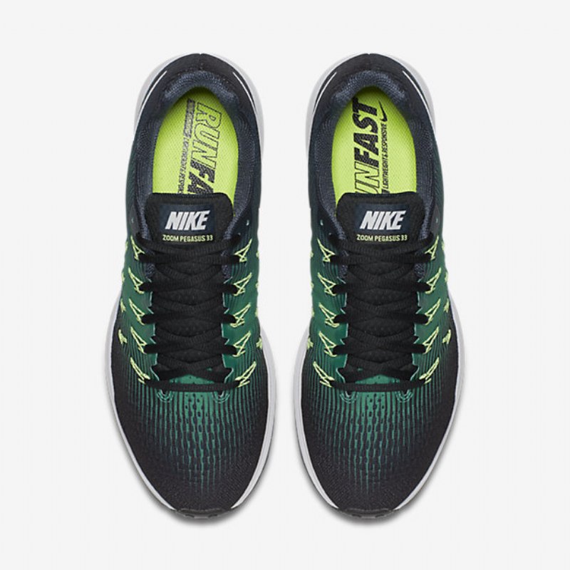 Juokseva Nike Zoom Air Pegasus 33 Miesten Navy Blue Musta Vihreä Stage White