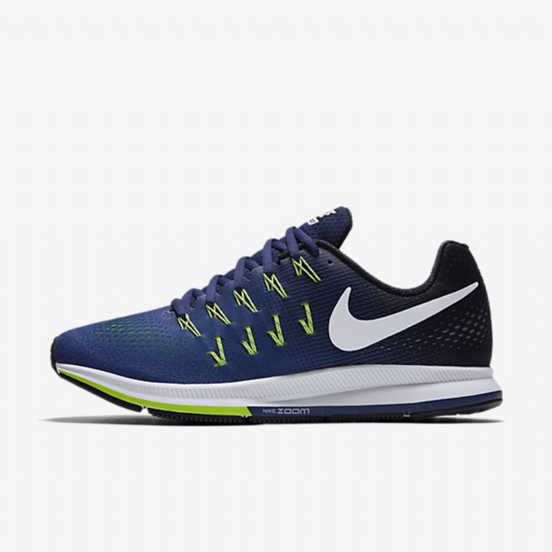 Juokseva Nike Zoom Air Pegasus 33 Miesten Uskollinen Sininen Musta Vihreä Phantom White
