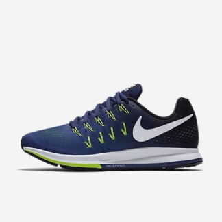 Juokseva Nike Zoom Air Pegasus 33 Miesten Uskollinen Sininen Musta Vihreä Phantom White