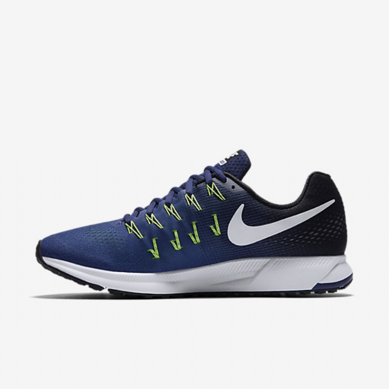 Juokseva Nike Zoom Air Pegasus 33 Miesten Uskollinen Sininen Musta Vihreä Phantom White