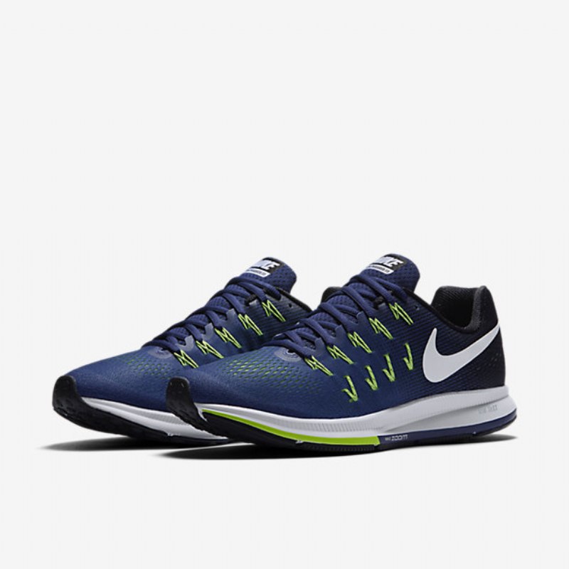 Juokseva Nike Zoom Air Pegasus 33 Miesten Uskollinen Sininen Musta Vihreä Phantom White