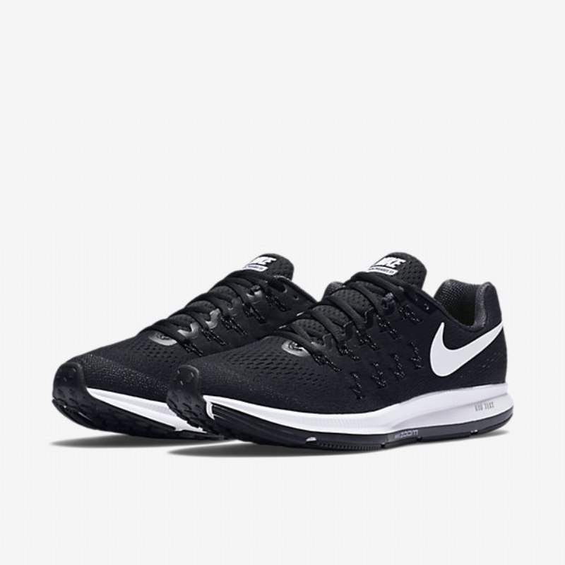 Juokseva Nike Zoom Air Pegasus 33 Naisten Musta Antrasiitti Kylmä Valkoinen Harmaa