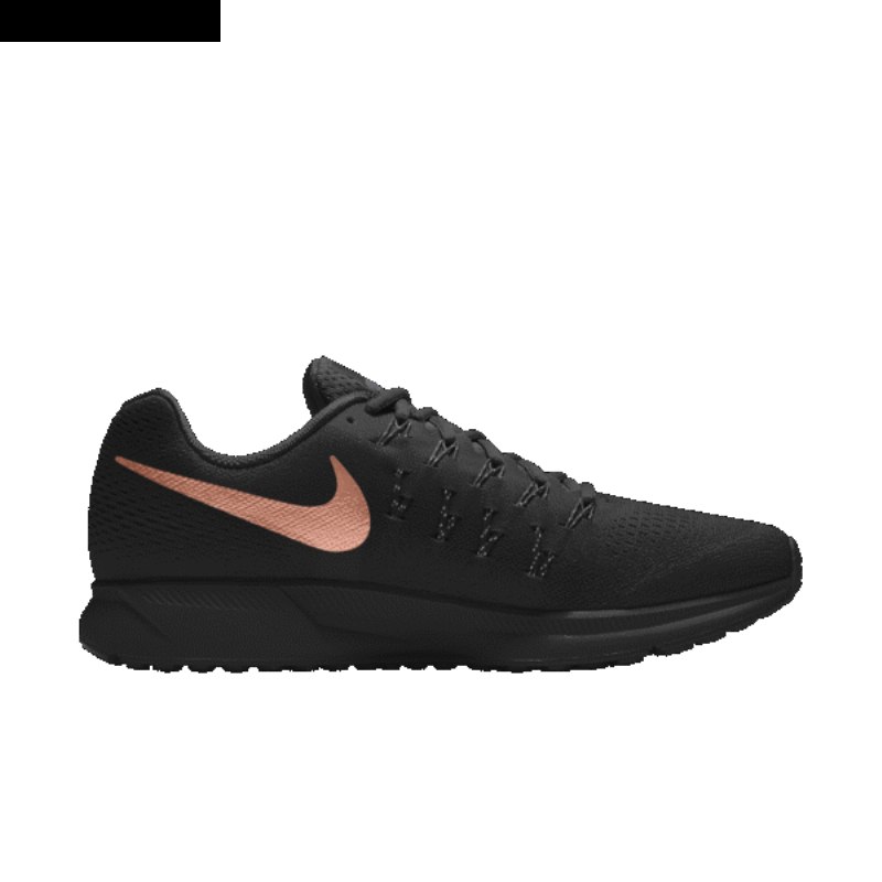 Juokseva Nike Zoom Air Pegasus 33 Shield Miesten Musta Pronssi Metallinpunainen