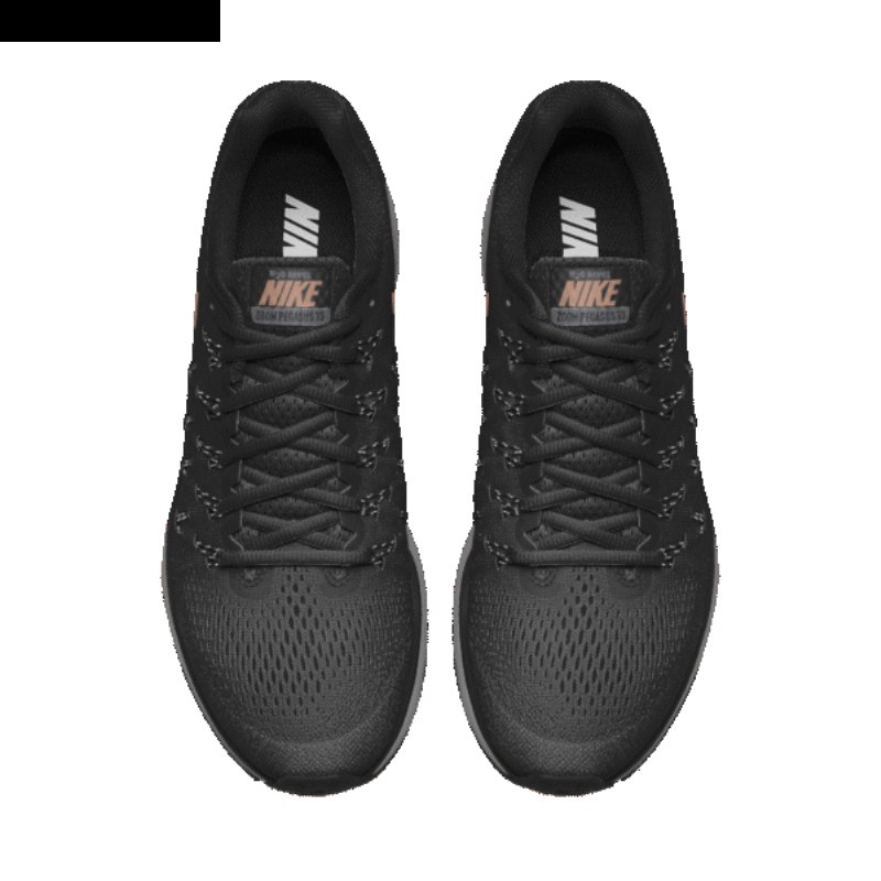 Juokseva Nike Zoom Air Pegasus 33 Shield Miesten Musta Pronssi Metallinpunainen