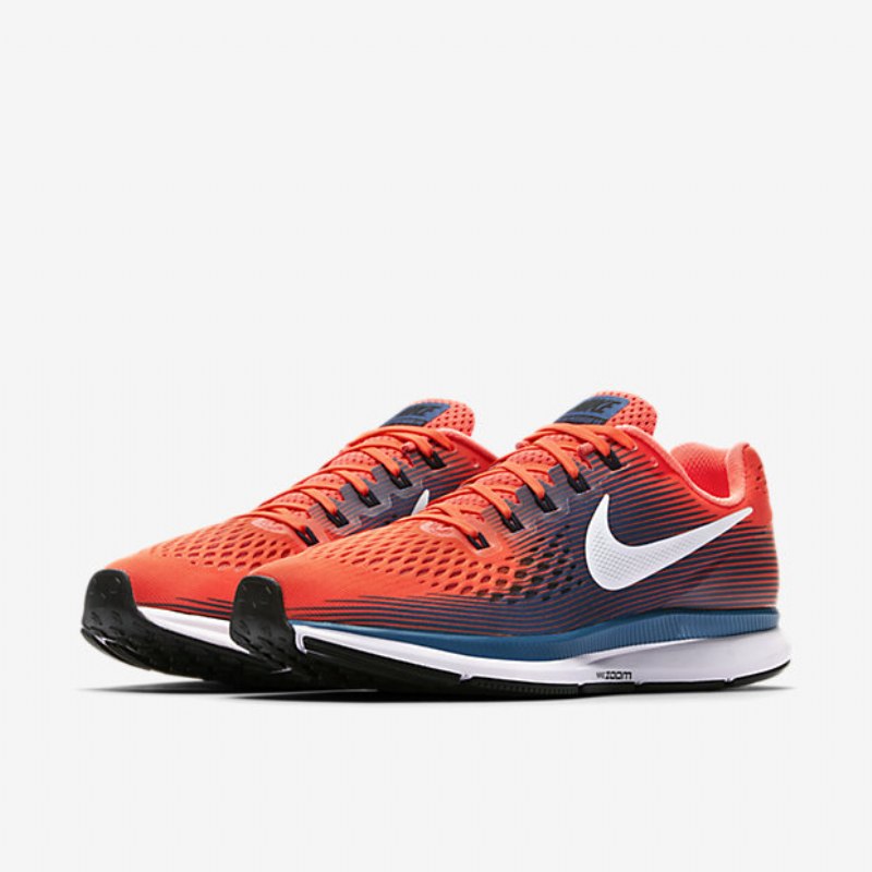Juokseva Nike Zoom Air Pegasus 34 Miesten Hyperoranssi Industrial Blue Kloorimusta