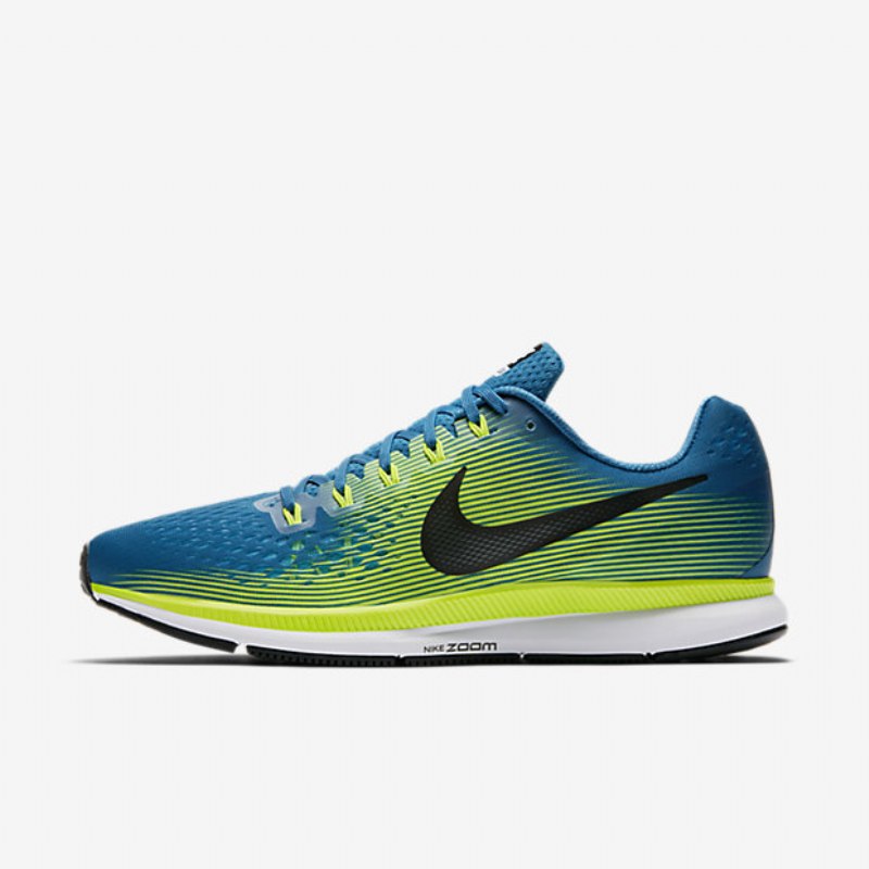 Juokseva Nike Zoom Air Pegasus 34 Miesten Industrial Sininen Volt Kloorimusta
