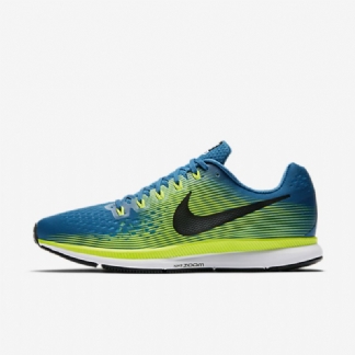 Juokseva Nike Zoom Air Pegasus 34 Miesten Industrial Sininen Volt Kloorimusta