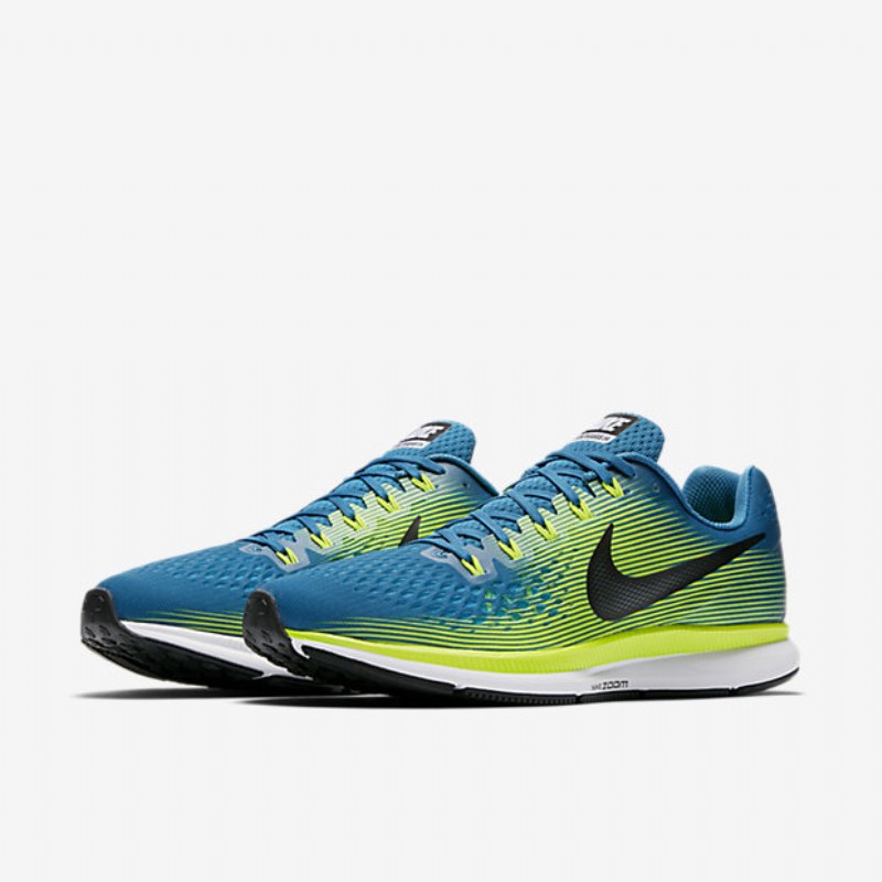 Juokseva Nike Zoom Air Pegasus 34 Miesten Industrial Sininen Volt Kloorimusta