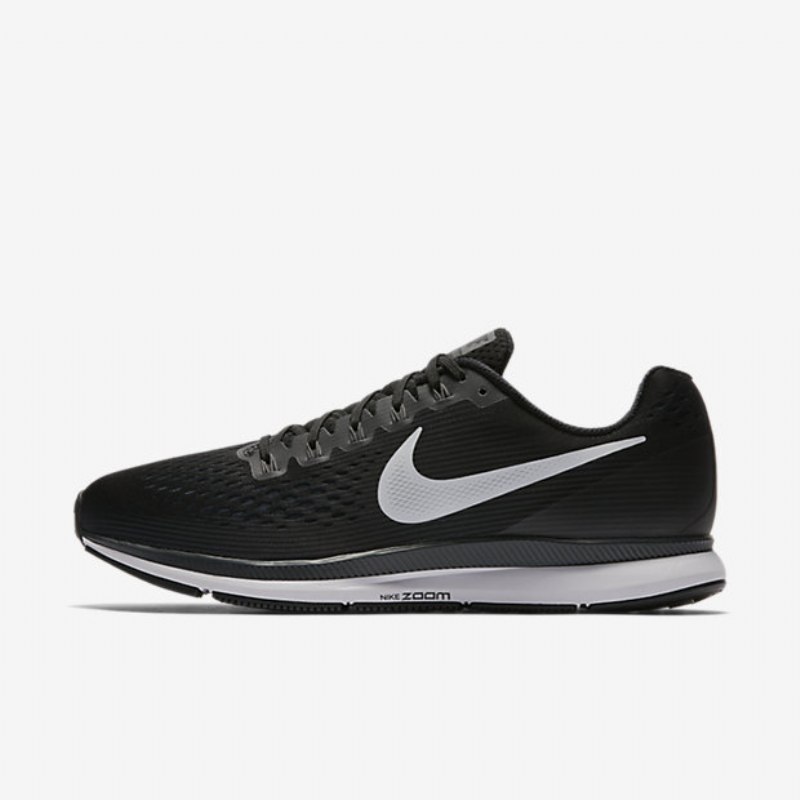 Juokseva Nike Zoom Air Pegasus 34 Miesten Musta Tummanharmaa Antrasiitinvalkoinen