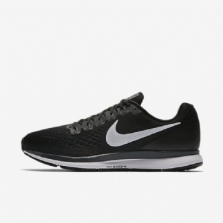 Juokseva Nike Zoom Air Pegasus 34 Miesten Musta Tummanharmaa Antrasiitinvalkoinen