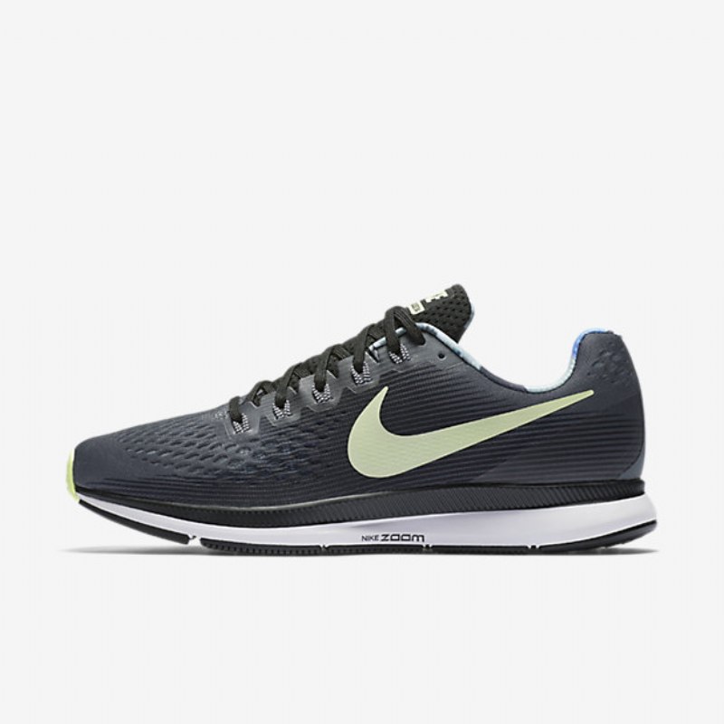 Juokseva Nike Zoom Air Pegasus 34 Miesten Solstice Tummanharmaa Musta Valkoinen Volt Just