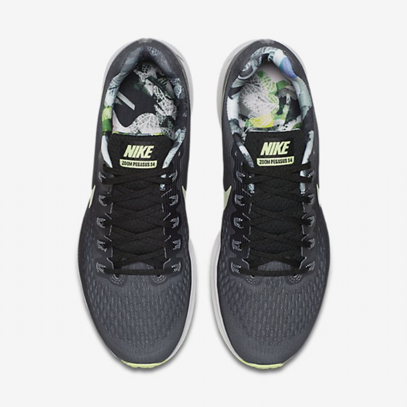 Juokseva Nike Zoom Air Pegasus 34 Miesten Solstice Tummanharmaa Musta Valkoinen Volt Just