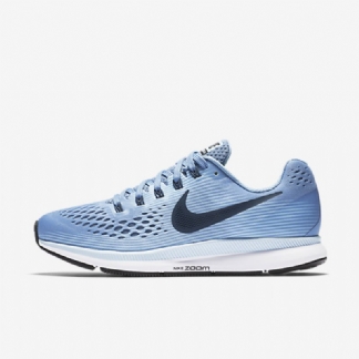 Juokseva Nike Zoom Air Pegasus 34 Naisten Blue Work Ice White Black
