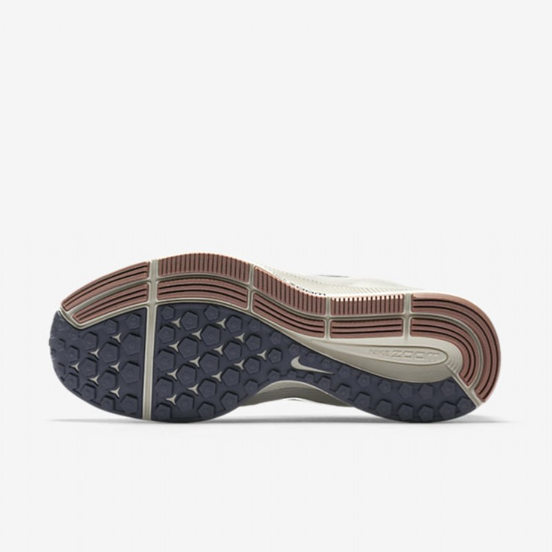 Juokseva Nike Zoom Air Pegasus 34 Naisten Light Bone Vaaleanharmaa Purjehduskromi
