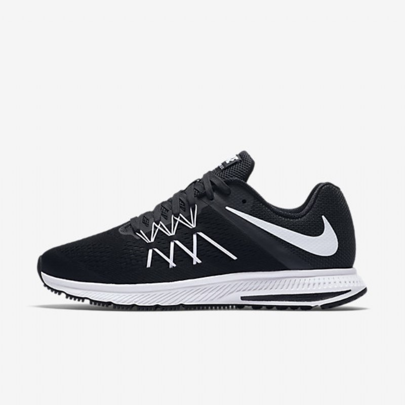 Juokseva Nike Zoom Winflo 3 Miesten Musta Antrasiittivalkoinen