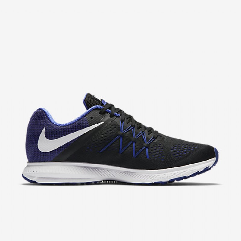 Juokseva Nike Zoom Winflo 3 Miesten Musta Sininen Paramount Syvä Kuninkaallinen Valkoinen