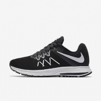 Juokseva Nike Zoom Winflo 3 Naisten Black Antrasiitinvalkoinen