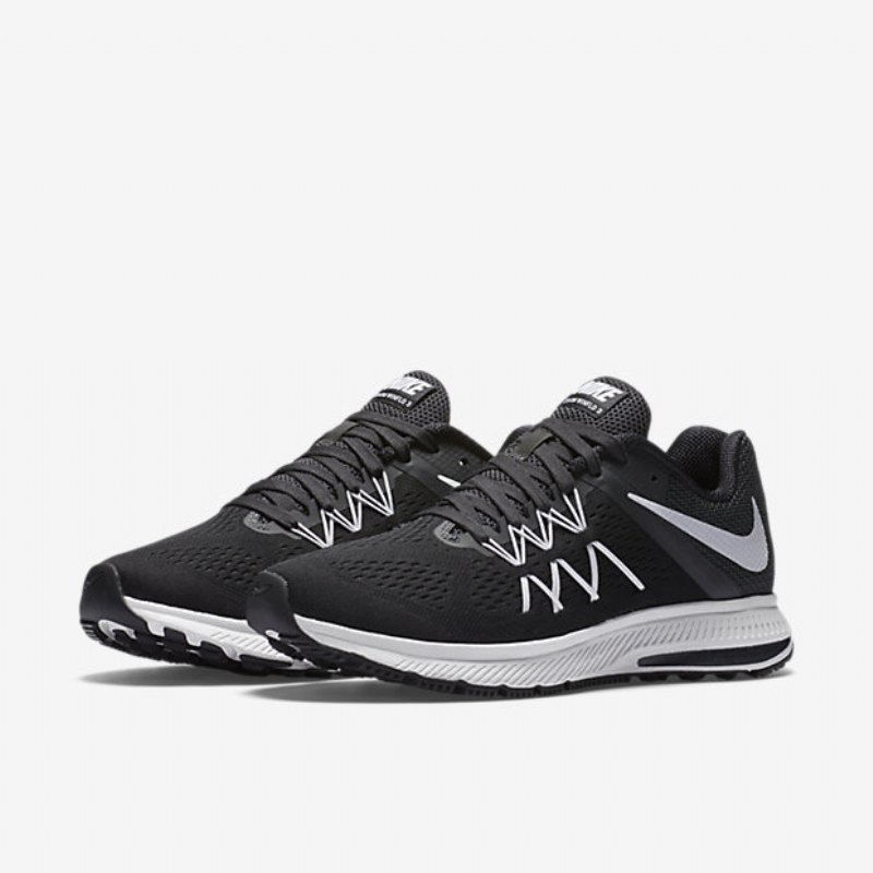 Juokseva Nike Zoom Winflo 3 Naisten Black Antrasiitinvalkoinen