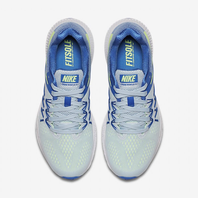 Juokseva Nike Zoom Winflo 3 Naisten Blue Hue Suihkulähde Sininen Valkoinen Vihreä Haamu