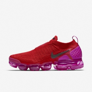 Juoksu Nike Air Moc Vapormax Flyknit 2 Naisten University Punainen Valkoinen Fuksia Vaaleanvioletti Musta