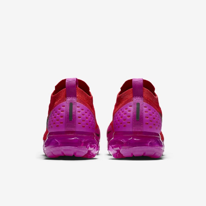 Juoksu Nike Air Moc Vapormax Flyknit 2 Naisten University Punainen Valkoinen Fuksia Vaaleanvioletti Musta