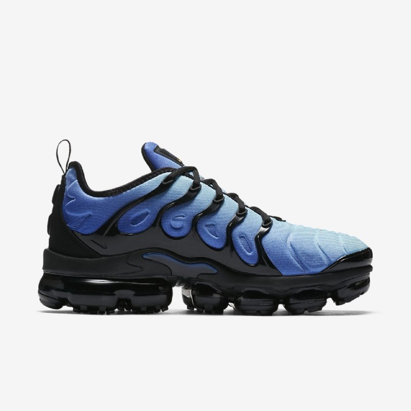 Juoksu Nike Air Vapormax Lisää Miesten Musta Sininen Valokuva Taivas