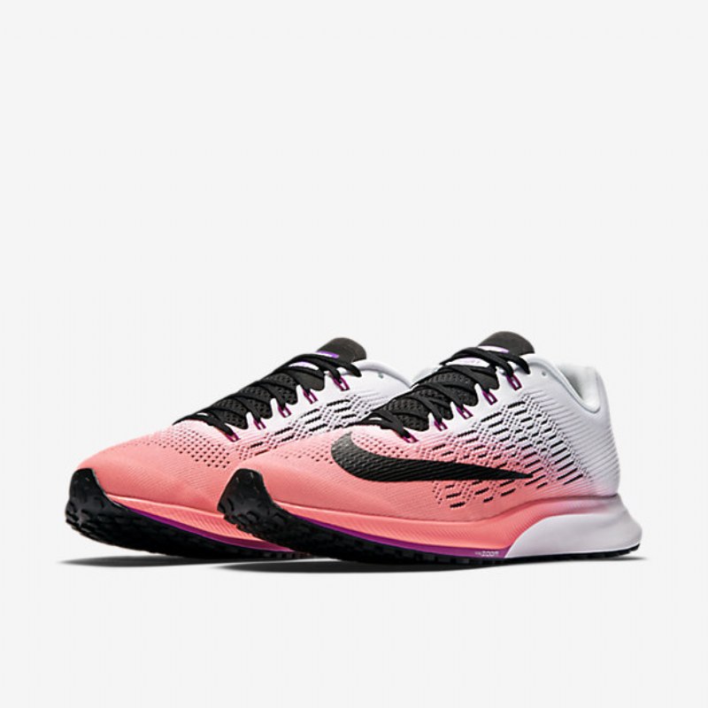 Juoksu Nike Air Zoom Elite 9 Naisten Rose Runner Valkoinen Purppura Kirkas Musta