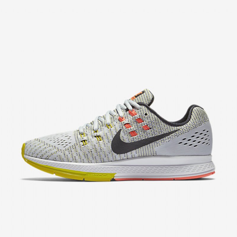 Juoksu Nike Air Zoom Rakenne 19 Naiset Pure Platinum Keltainen Opti Hyper Oranssi Musta