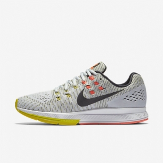 Juoksu Nike Air Zoom Rakenne 19 Naiset Pure Platinum Keltainen Opti Hyper Oranssi Musta