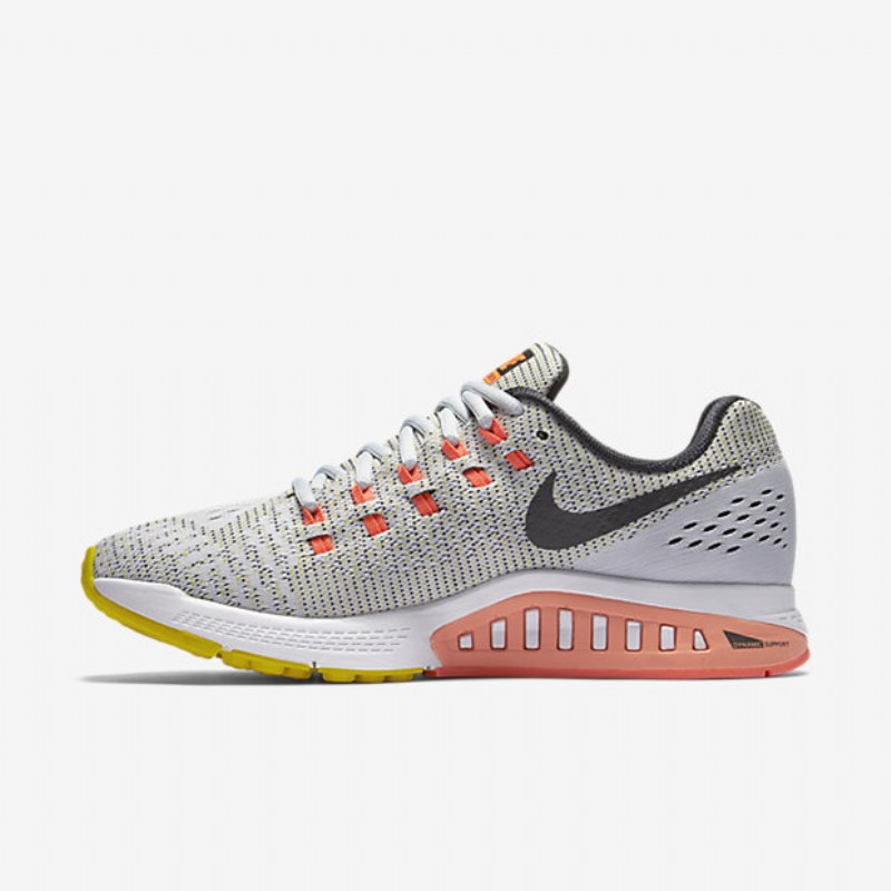 Juoksu Nike Air Zoom Rakenne 19 Naiset Pure Platinum Keltainen Opti Hyper Oranssi Musta