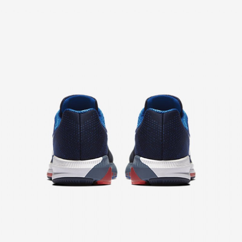 Juoksu Nike Air Zoom Rakenne 20 Miesten Binaari Hyper Cobalt Blue Crimson Kirkas Valkoinen