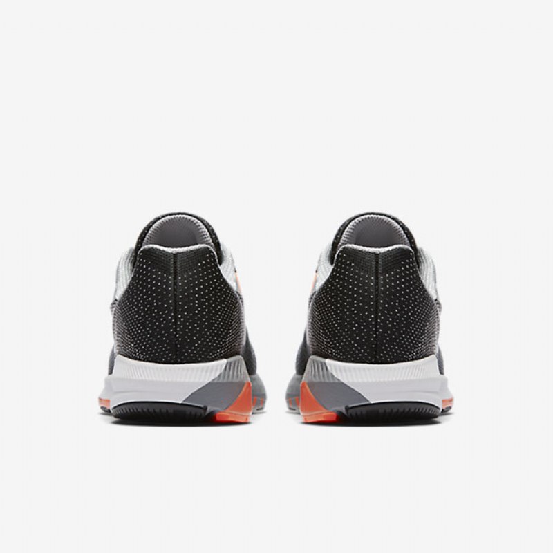 Juoksu Nike Air Zoom Structure 20 Miesten Musta Hopeamatta Hyper Oranssi Valkoinen