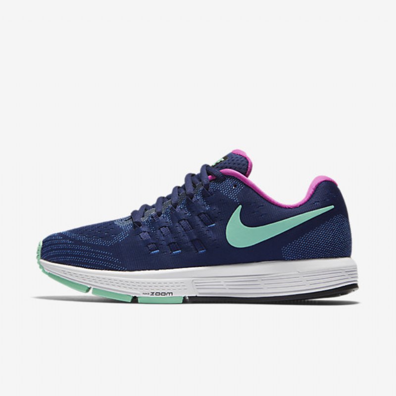 Juoksu Nike Air Zoom Vomero 11 Naisten Uskollinen Sininen Suihkulähde Valkoinen Vihreä Hehku