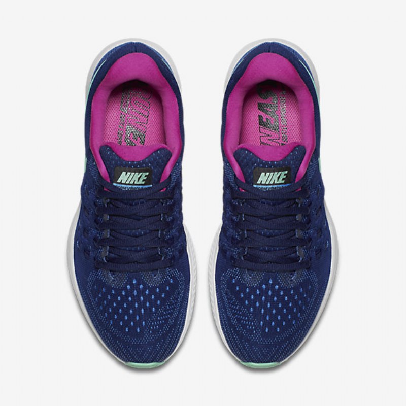 Juoksu Nike Air Zoom Vomero 11 Naisten Uskollinen Sininen Suihkulähde Valkoinen Vihreä Hehku