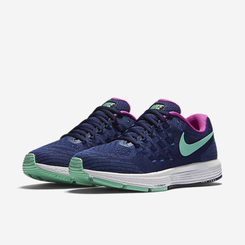 Juoksu Nike Air Zoom Vomero 11 Naisten Uskollinen Sininen Suihkulähde Valkoinen Vihreä Hehku