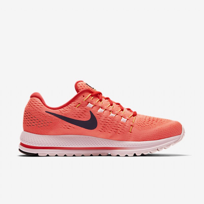 Juoksu Nike Air Zoom Vomero 12 Miesten Kirkas Mango Crimson Kiilto Sävy Meloni Binary Blue