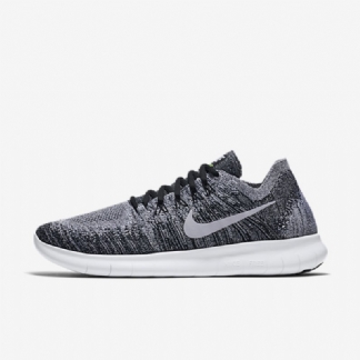 Juoksu Nike Free 2017 Miesten Rn Flyknit Black Volt White