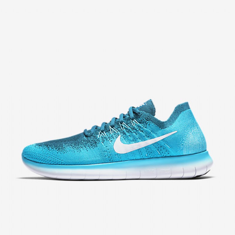 Juoksu Nike Free 2017 Miesten Rn Flyknit Blue Lagoon Legenda Polarized Pure Platinum