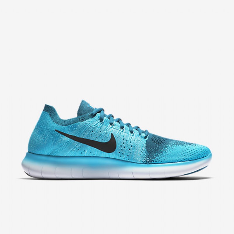 Juoksu Nike Free 2017 Miesten Rn Flyknit Blue Lagoon Legenda Polarized Pure Platinum
