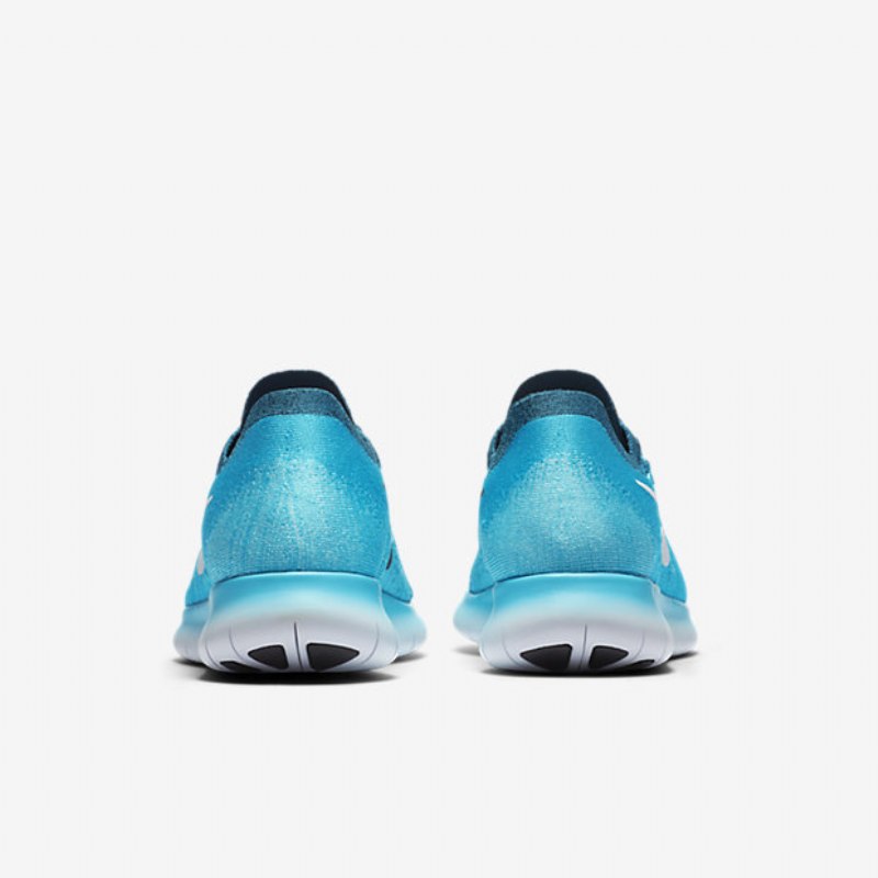 Juoksu Nike Free 2017 Miesten Rn Flyknit Blue Lagoon Legenda Polarized Pure Platinum