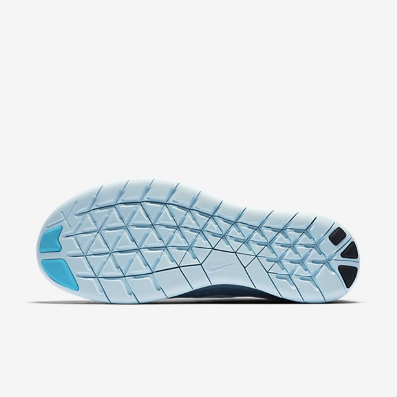 Juoksu Nike Free 2017 Naiset Rn Flyknit Sininen Työkloori Kuu Tumma Obsidiaani