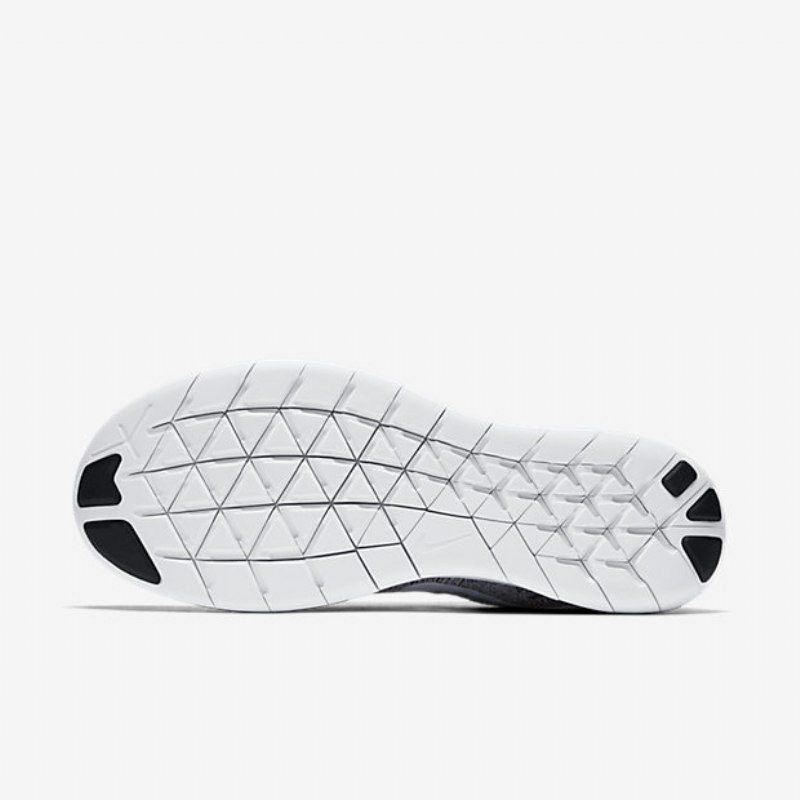 Juoksu Nike Free 2017 Naisten Rn Flyknit Black Volt White