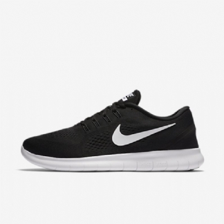 Juoksu Nike Free Miesten Rn Black Antrasiitinvalkoinen