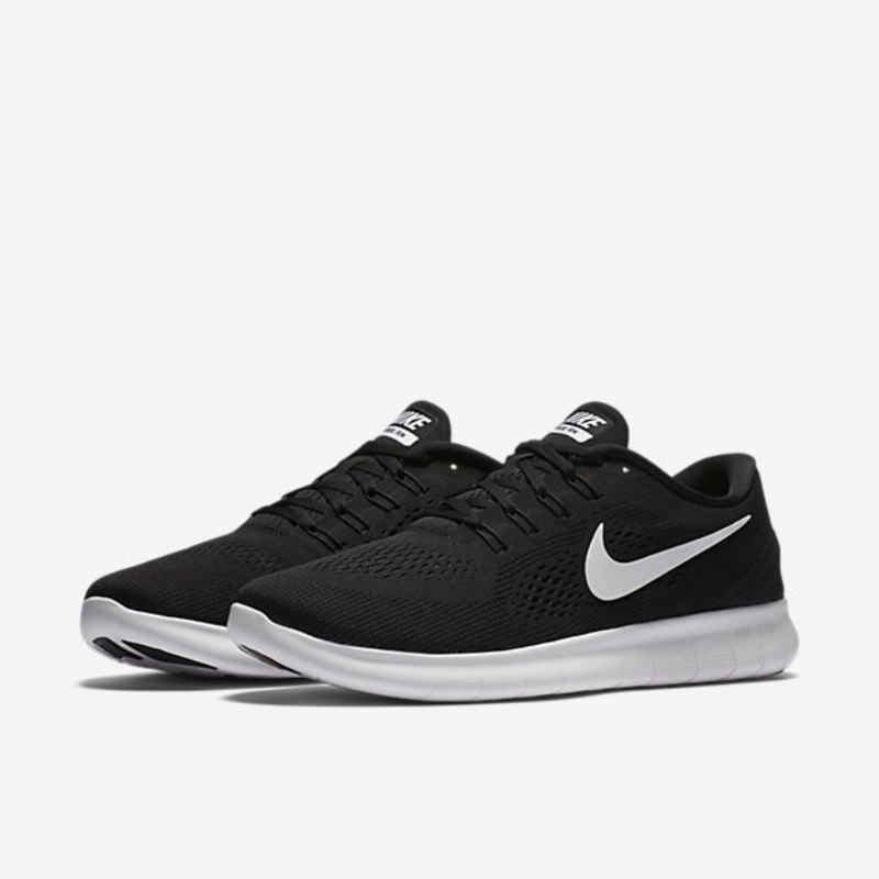 Juoksu Nike Free Miesten Rn Black Antrasiitinvalkoinen