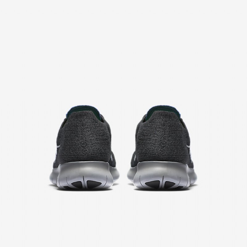 Juoksu Nike Free Miesten Rn Flyknit Black Ocean Sumu Vihreä Phantom White