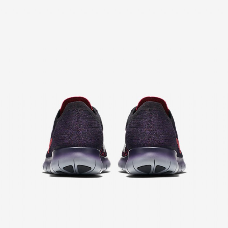 Juoksu Nike Free Miesten Rn Flyknit Bordeaux Night Dynasty Purppura Vihreä Hehku Crimson Loistava