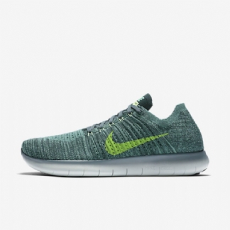 Juoksu Nike Free Miesten Rn Flyknit Hasta Seaweed Green Decals Phantom