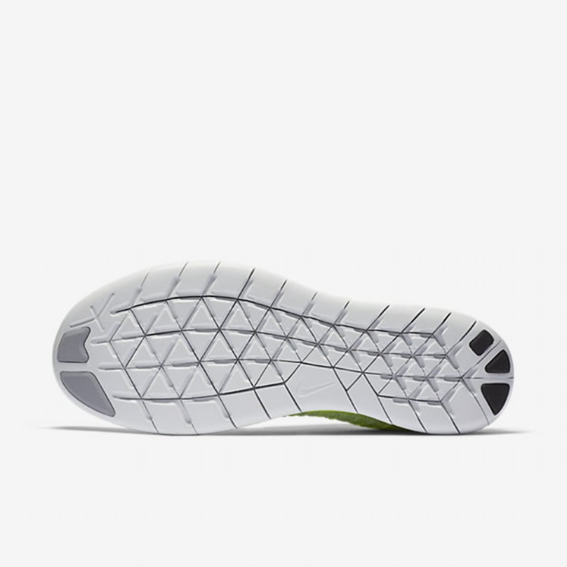 Juoksu Nike Free Miesten Rn Flyknit Volt Pure Platinum Wolf Harmaa Musta