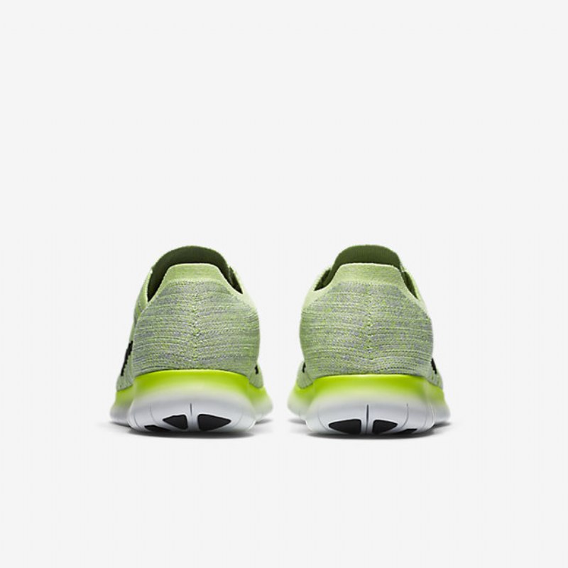 Juoksu Nike Free Miesten Rn Flyknit Volt Pure Platinum Wolf Harmaa Musta