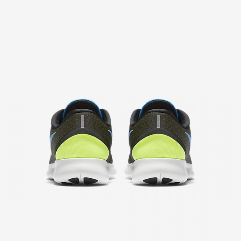 Juoksu Nike Free Miesten Rn Khaki Cargo Musta Volt Sininen Kiiltävä